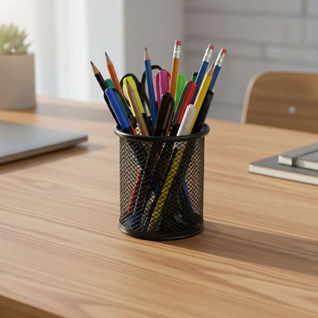 Multifunctional Office Desk Storage Pen Bucket