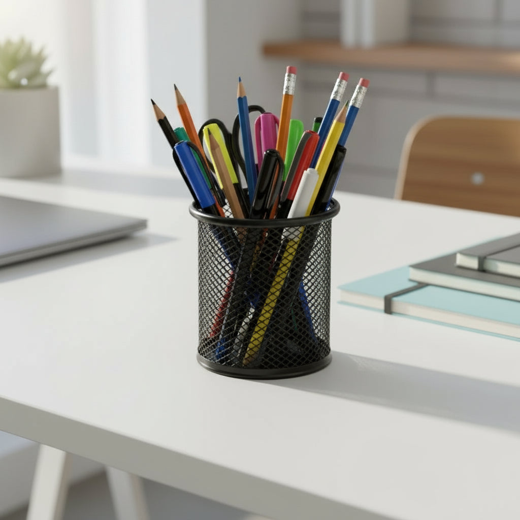 Multifunctional Office Desk Storage Pen Bucket